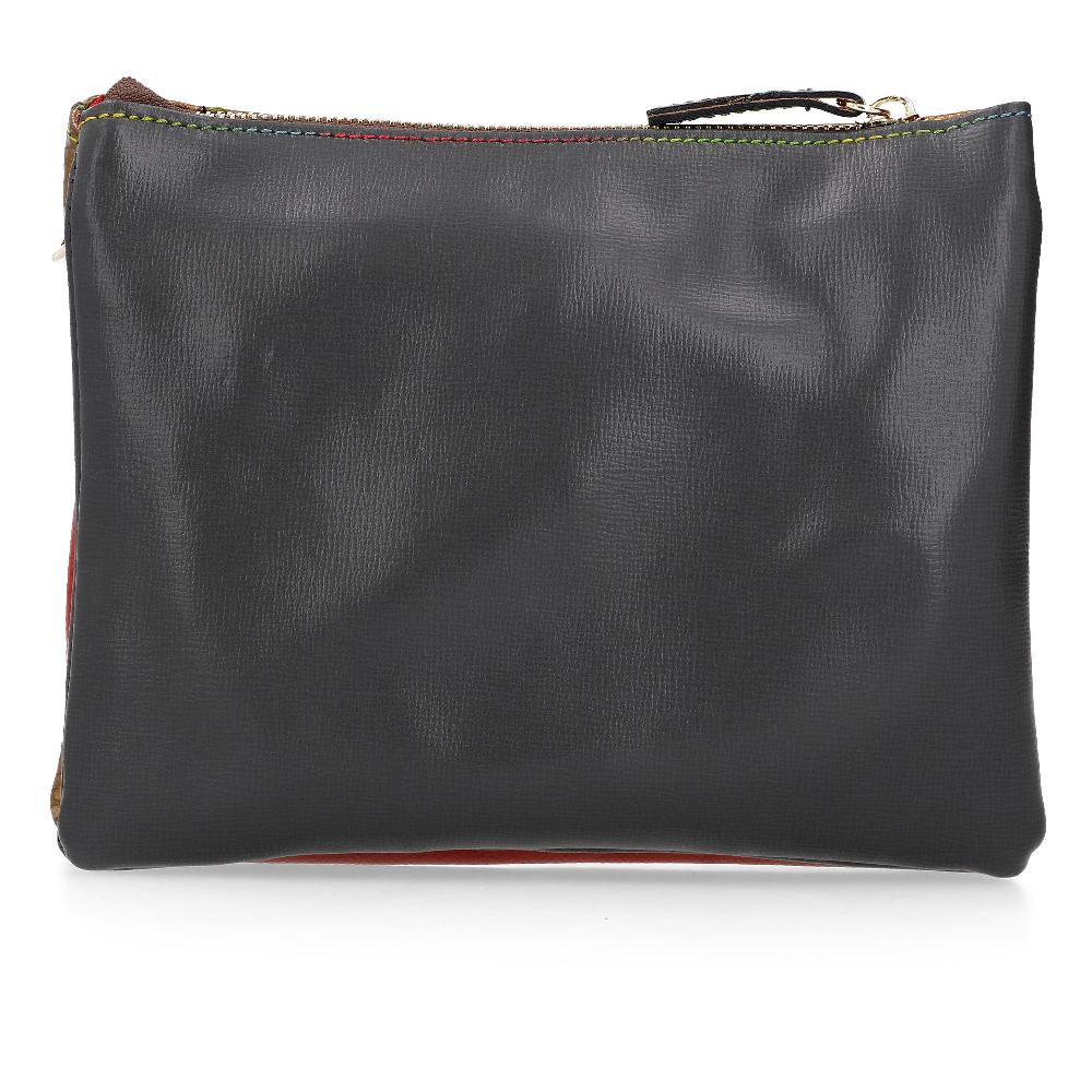 QVC Ebarrito Borsa Con Manico A Catena In Pelle Patchwork