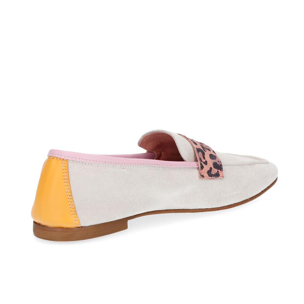 QVC Ebarrito Mocassini In Pelle Patchwork Con Fascetta
