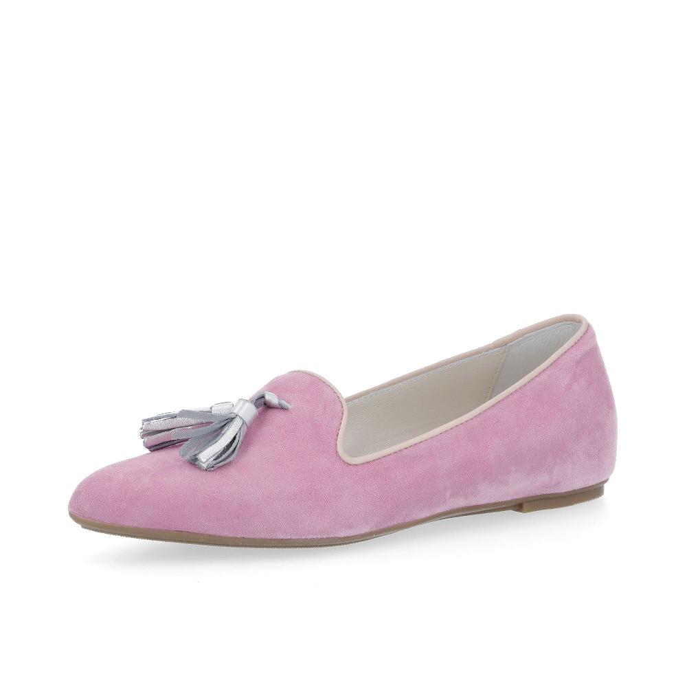 QVC Ebarrito Mocassino In pelle Dettaglio nappine Made in Italy