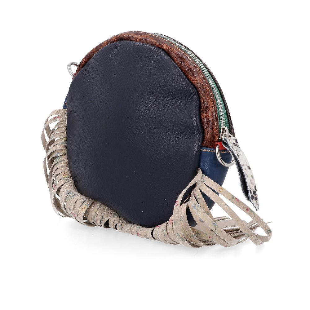 QVC Ebarrito Pochette In Pelle A Tracolla Con Frange