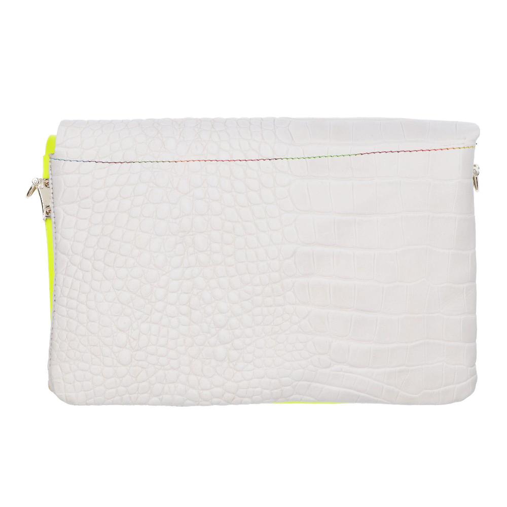QVC Ebarrito Pochette In Pelle Patchwork Con Tracolla Removibile
