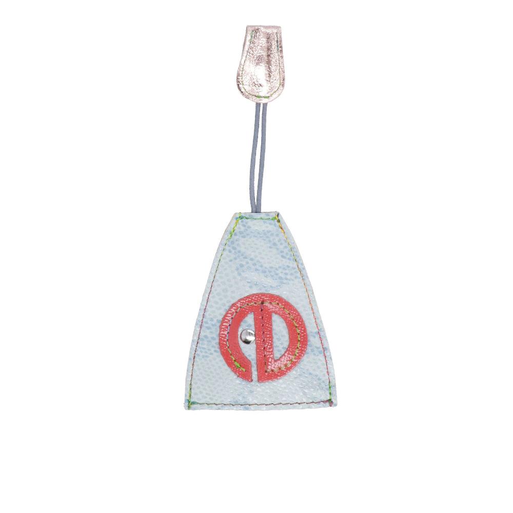 QVC Ebarrito Portachiavi In Pelle Con Laccio E Logo