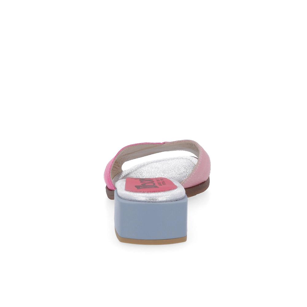 QVC Ebarrito Sabot A Fasce Incrociate In Pelle Con Tacco 3cm