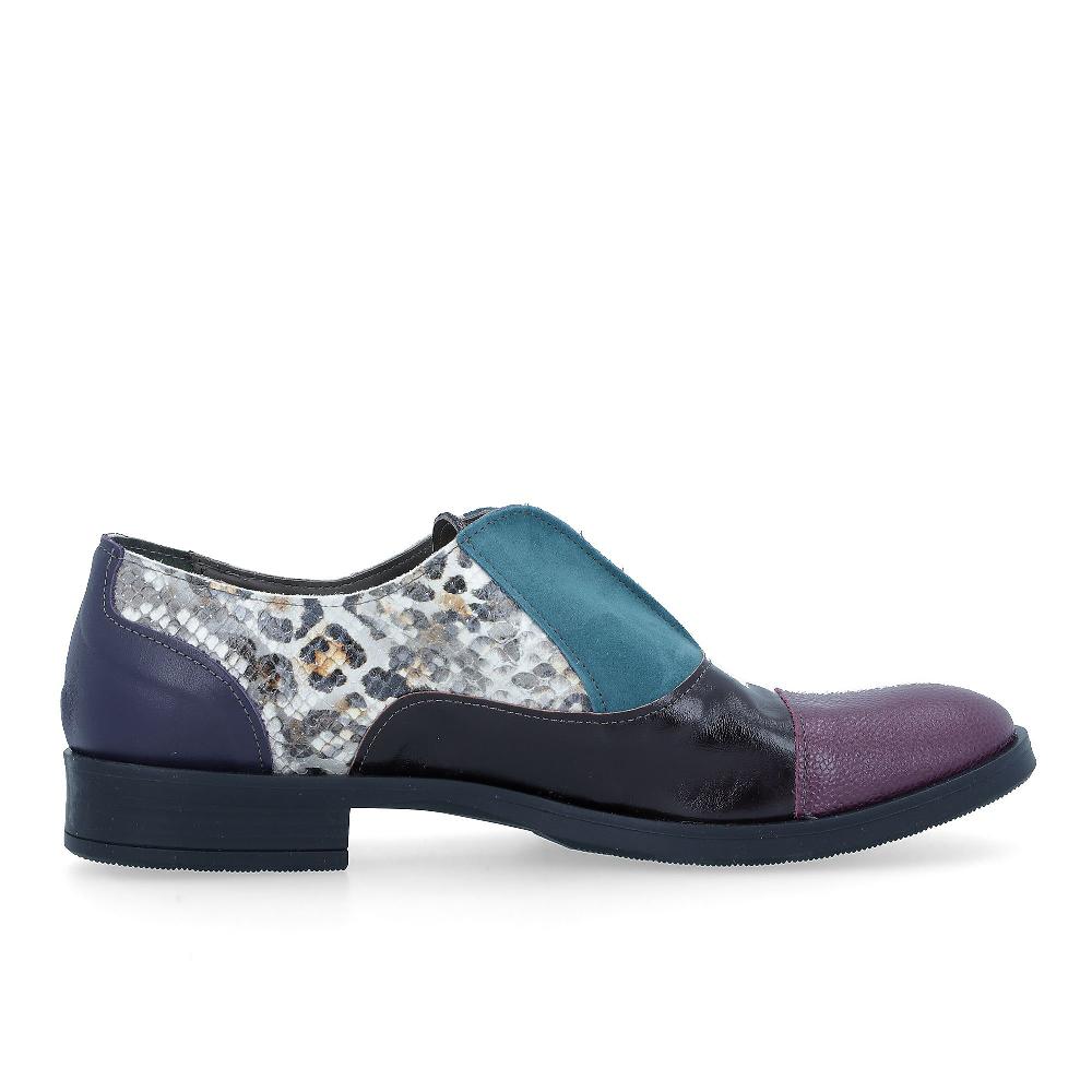 QVC Ebarrito Scarpa In Pelle Con Inserto Elastico E Tacco 2 5 Cm