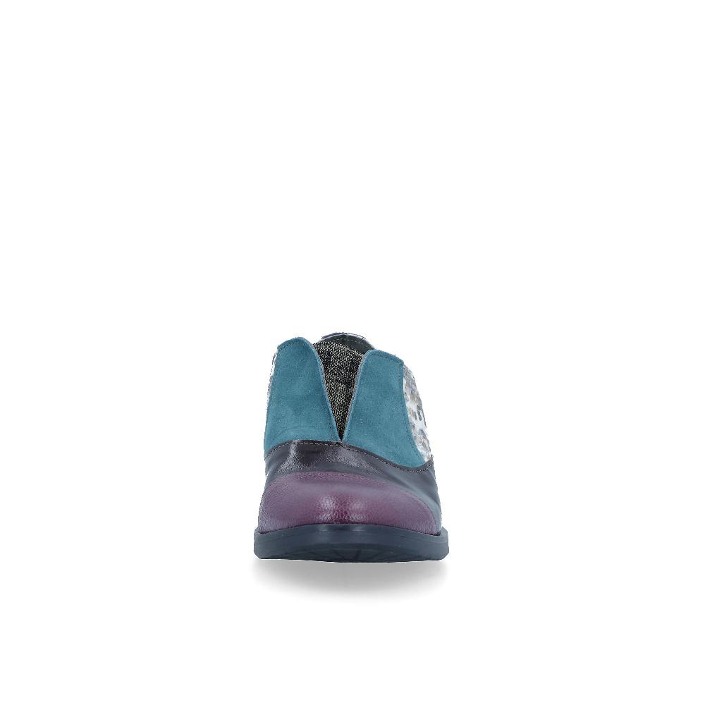 QVC Ebarrito Scarpa In Pelle Con Inserto Elastico E Tacco 2 5 Cm