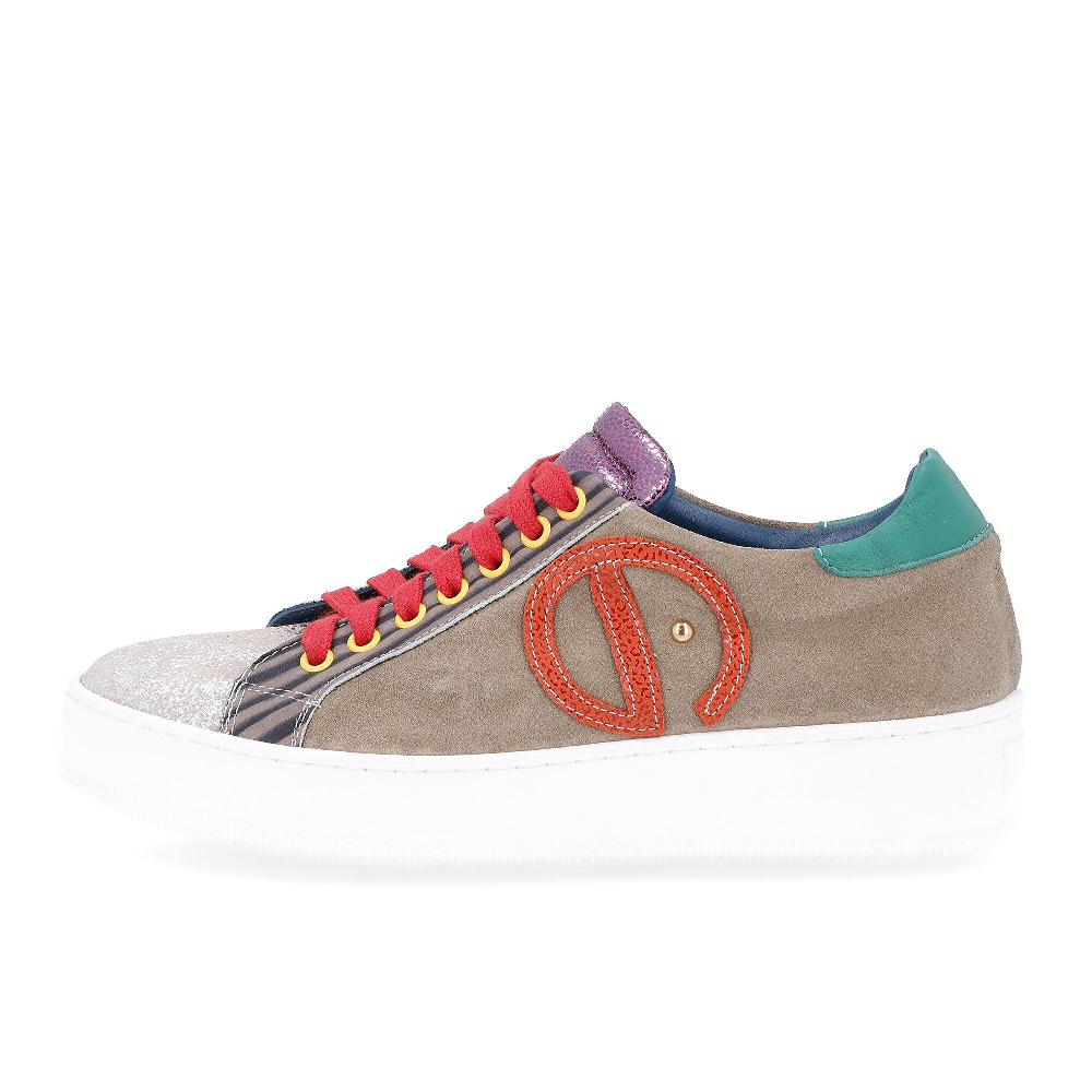 QVC Ebarrito Sneaker In Pelle Patchwork Mrs Tambourine 2024