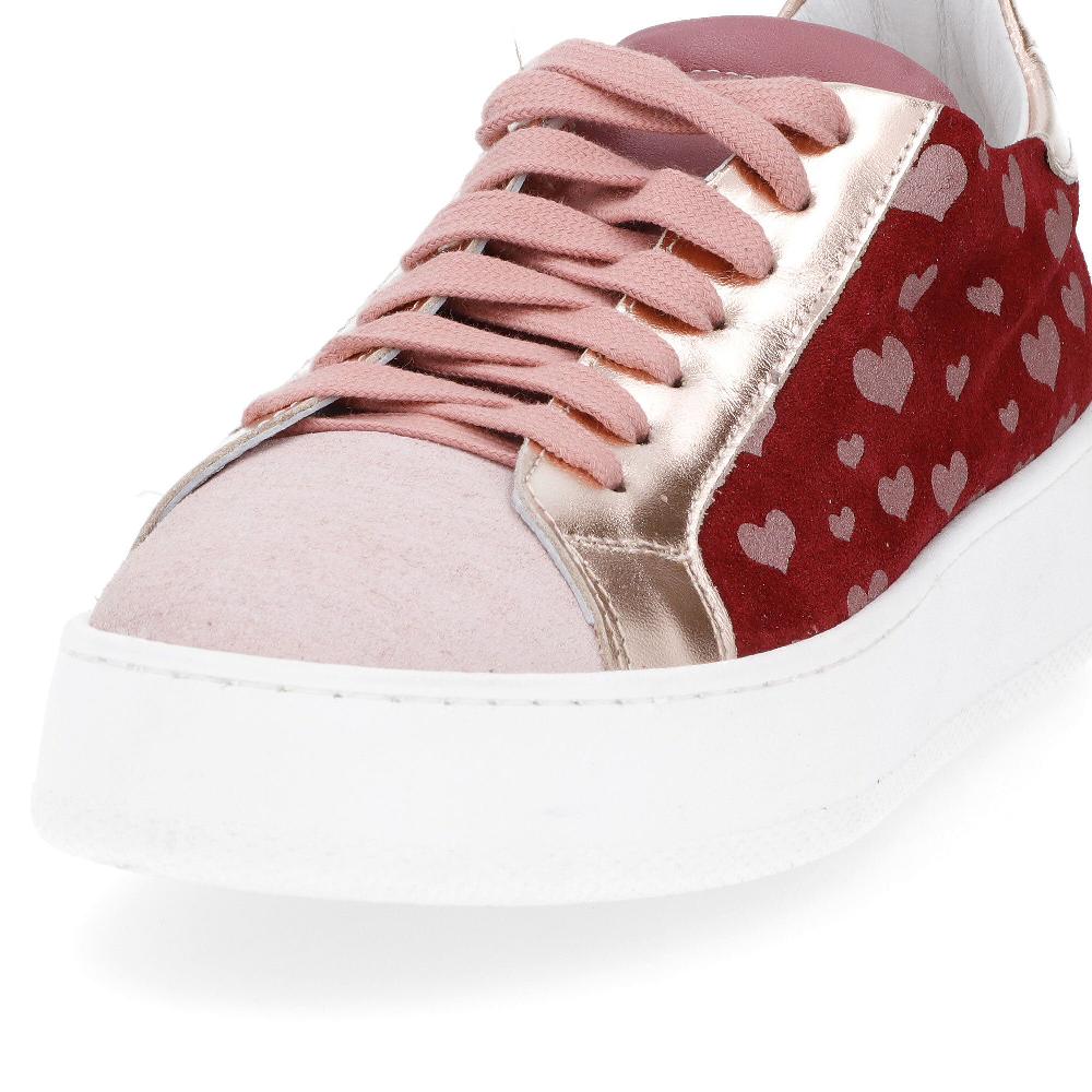 QVC Ebarrito Sneakers Stringate In Pelle Con Suola 4 Cm