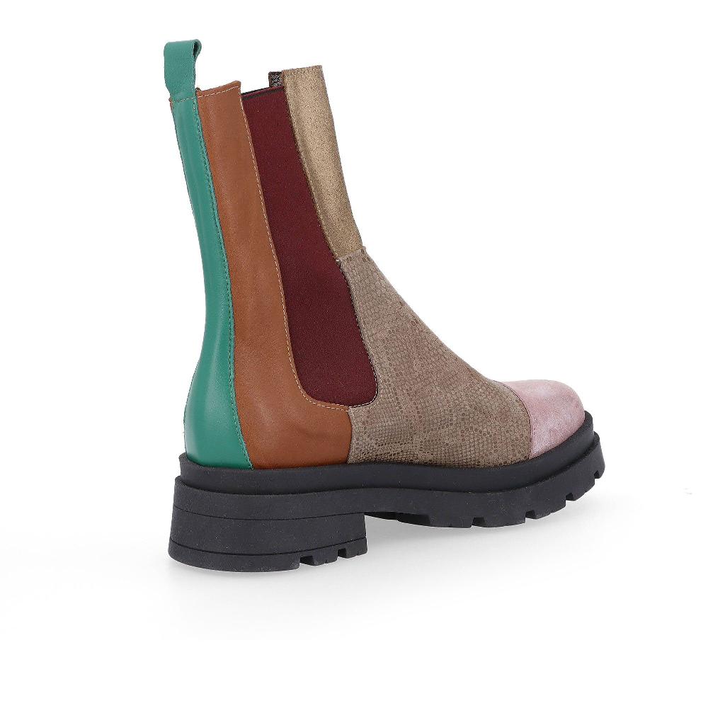 QVC Ebarrito Stivali Chelsea In Pelle Con Inserti Elastici