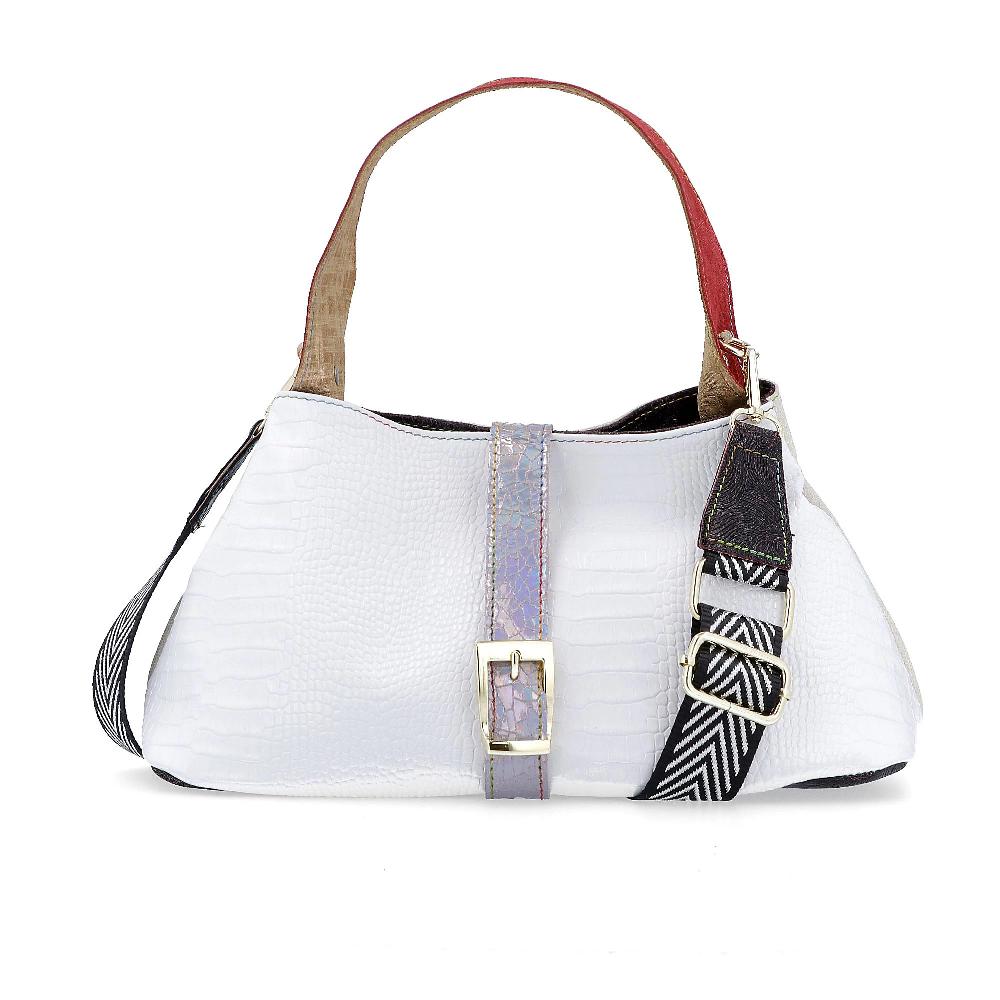 QVC Ebarrito Venetian World Borsa A Spalla In Pelle Patchwork