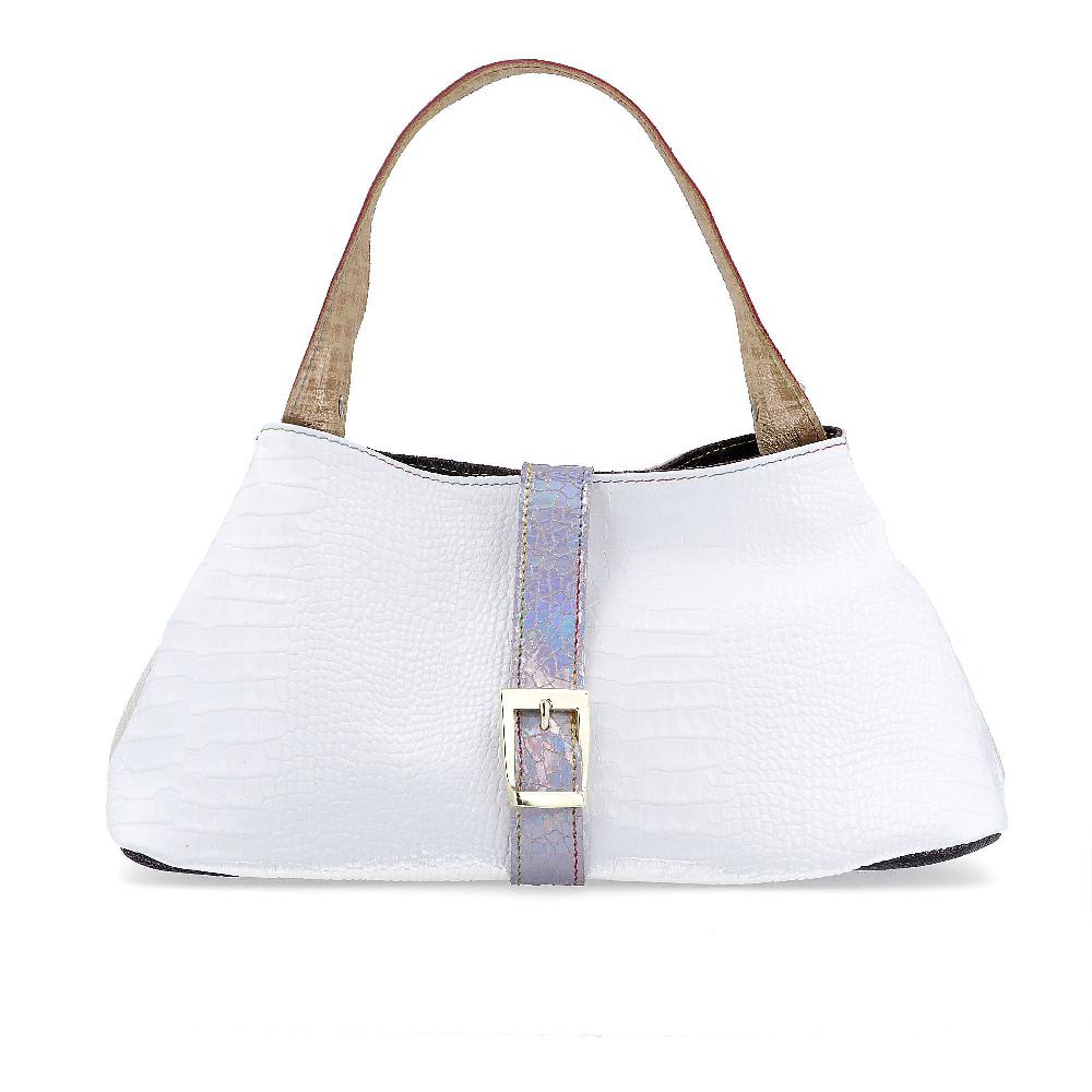 QVC Ebarrito Venetian World Borsa a spalla in pelle patchwork