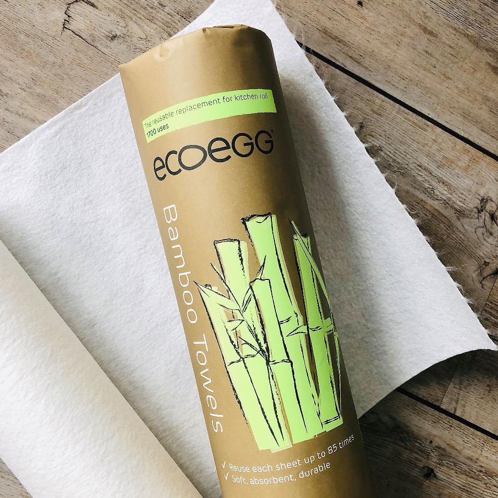 QVC Ecoegg Bamboo Towels 2 Rotoli Di Panni In Bambù