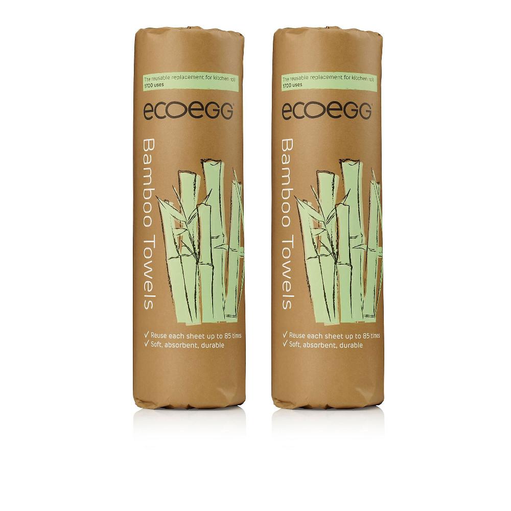 QVC Ecoegg Bamboo Towels 2 rotoli di panni in bambù