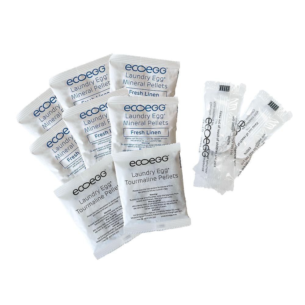 QVC Ecoegg Refill 6 sacchetti di detersivo e 2 di tormalina