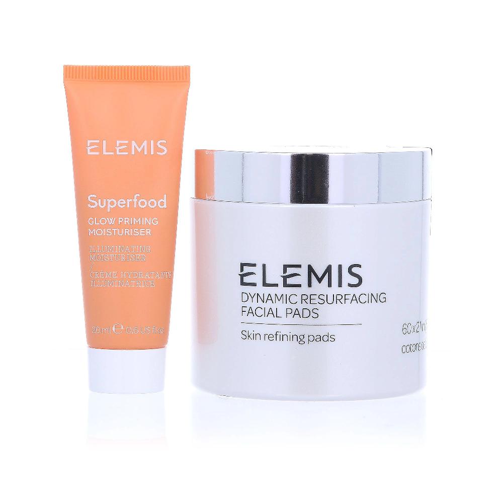 QVC Elemis 60 Dischetti Viso Dynamic Resurfacing E Idratante Superfood