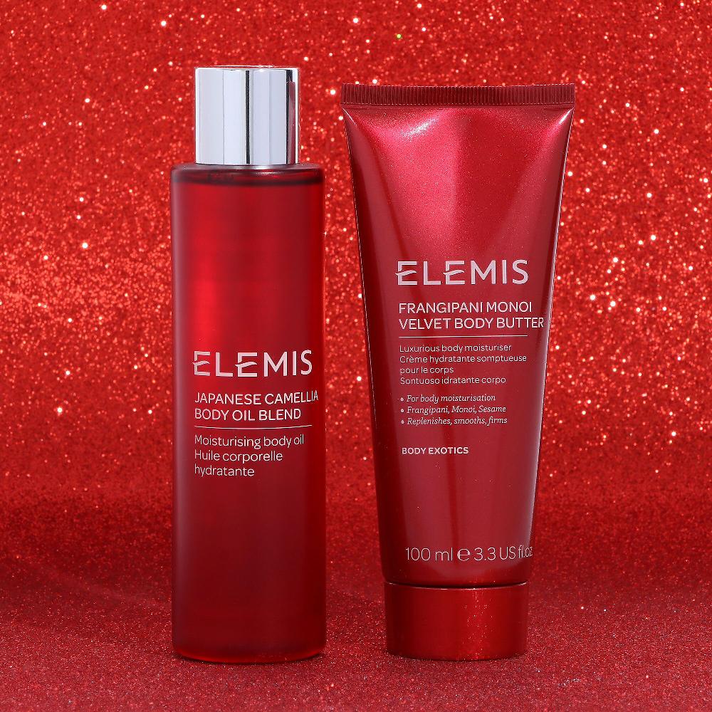 QVC Elemis Burro idratante corpo Frangipani Monoi e olio Camelia