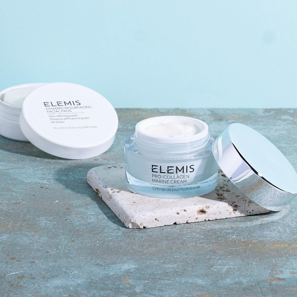 QVC Elemis Crema Pro-Collagen Marine + 14 dischetti Dynamic Resurfacing