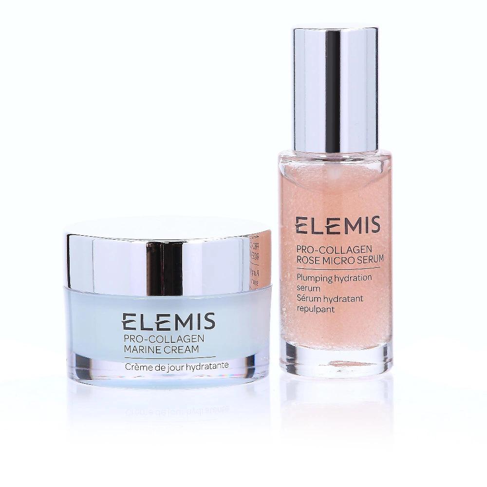 QVC Elemis Crema Pro-Collagen Marine + Siero Pro- Collagen Rose Micro