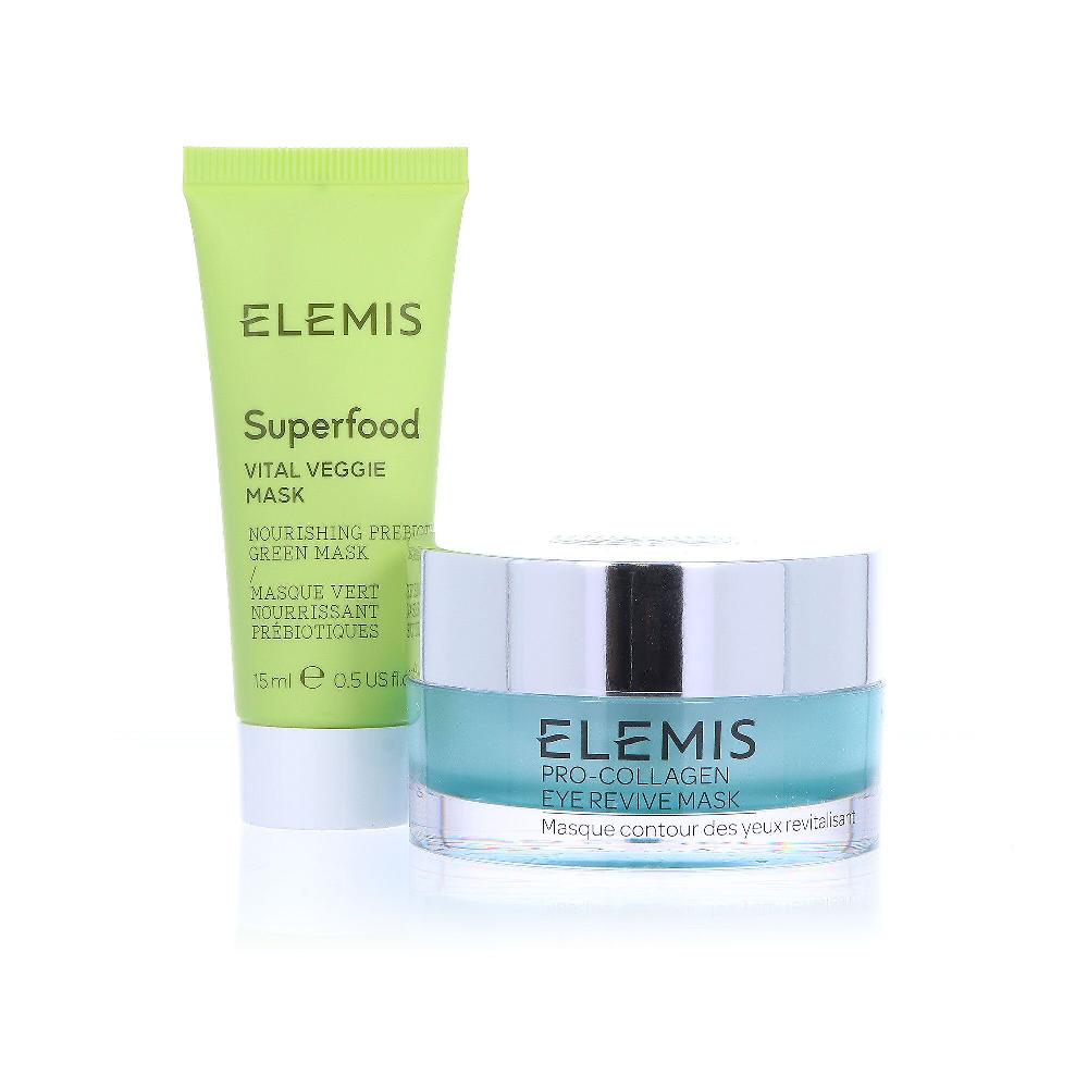 QVC Elemis Duo Maschere Pro-Collagen Occhi E Superfood Vital Viso