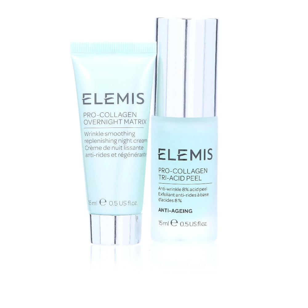 QVC Elemis Kit Pro-Collagen duo crema notte+Peeling
