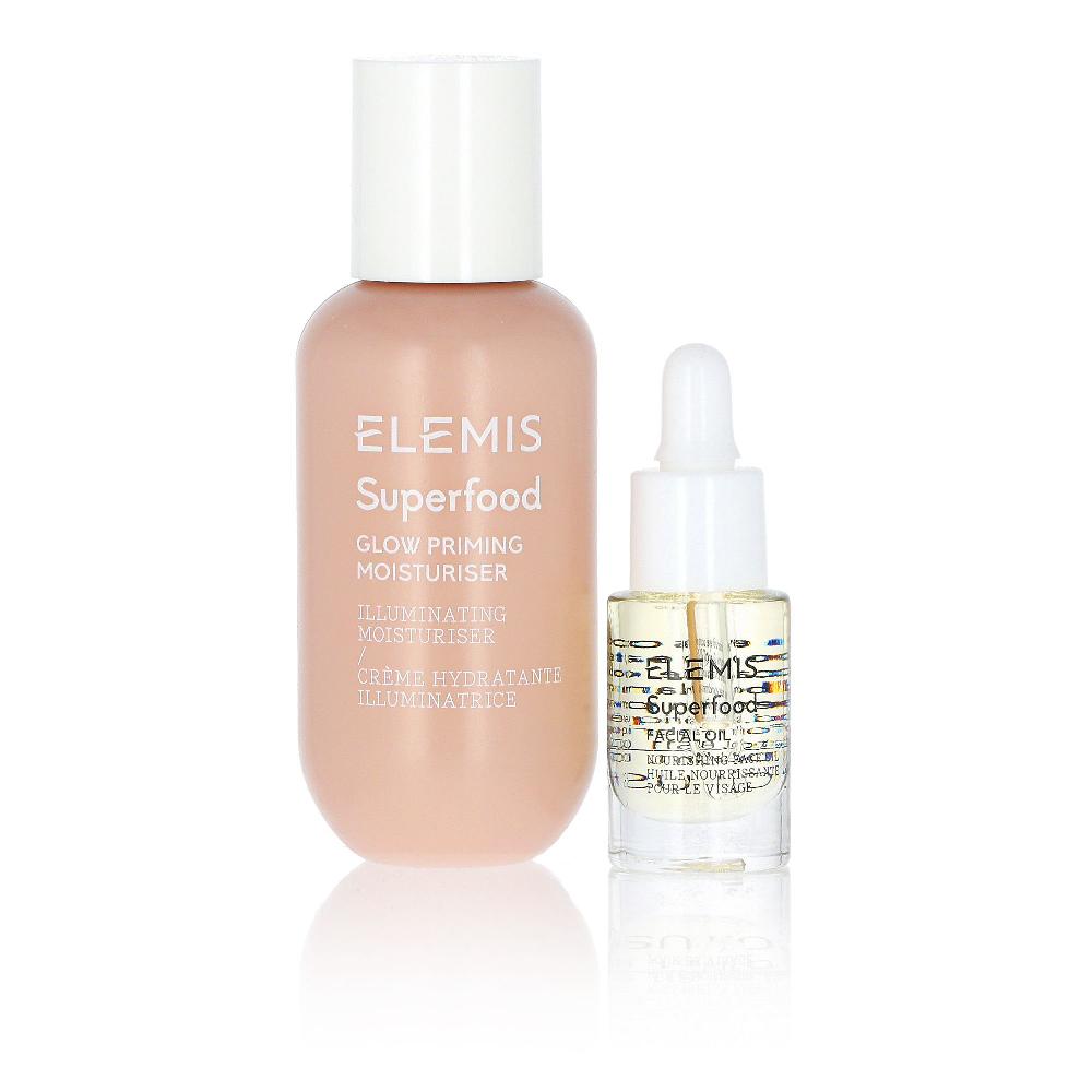 QVC Elemis Kit Superfood : Primer idratante e Illuminante+olio viso