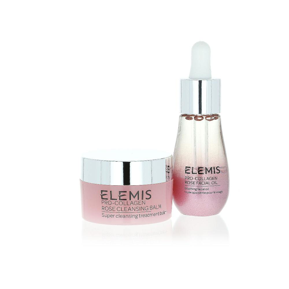 QVC Elemis Pro-Collagen Rose Routine: balsamo detergente + olio