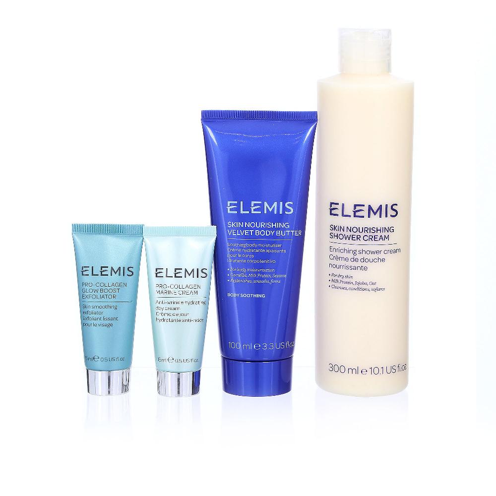 QVC Elemis Skin Nourishing E Pro-Collagen: Kit Viso E Corpo 4pz