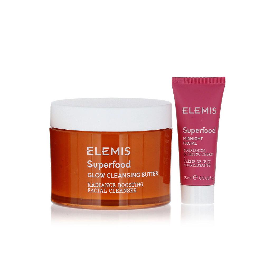 QVC Elemis Superfood Duo: detergente viso e crema notte