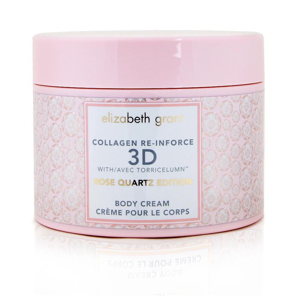 QVC Elizabeth Grant 2 creme corpo Collagen Re-Inforce Rose Quartz Edition
