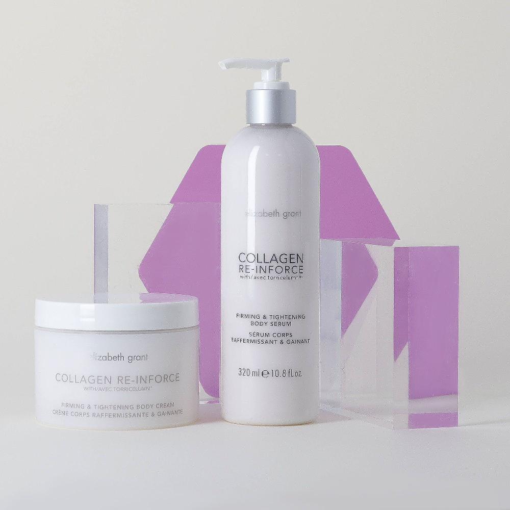 QVC Elizabeth Grant Crema e siero corpo idratanti Collagen Re-Inforce