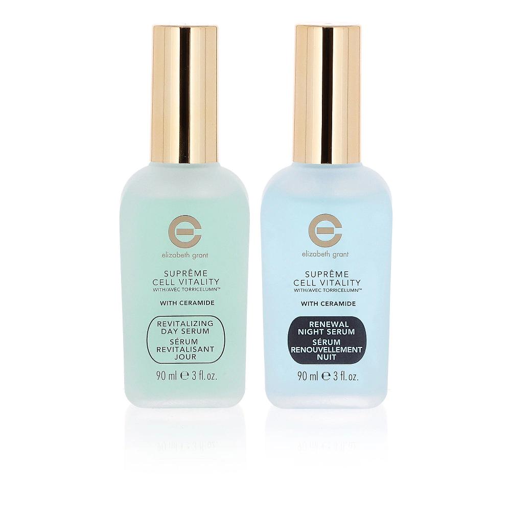 QVC Elizabeth Grant Duo: siero giorno e siero notte per pelle radiosa