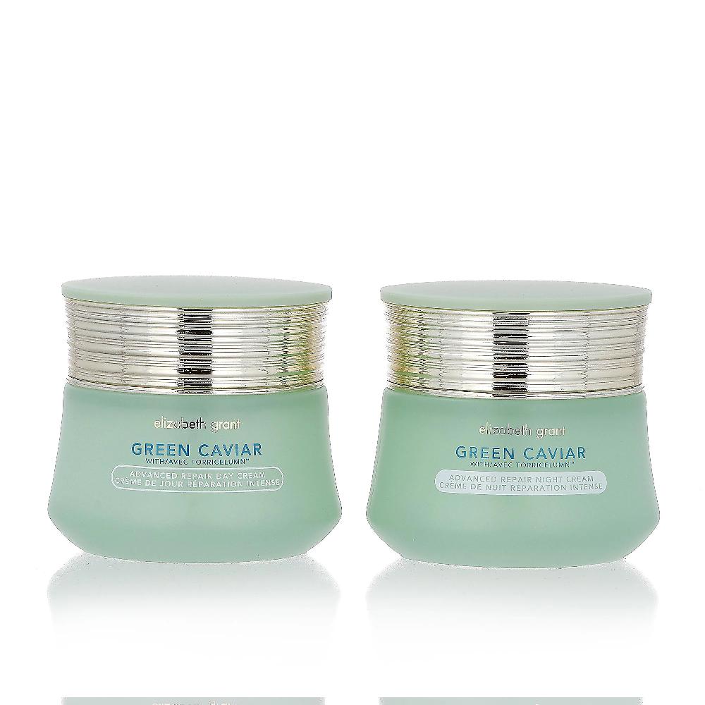 QVC Elizabeth Grant Green Caviar Advanced Repair Crema Giorno E Crema Notte