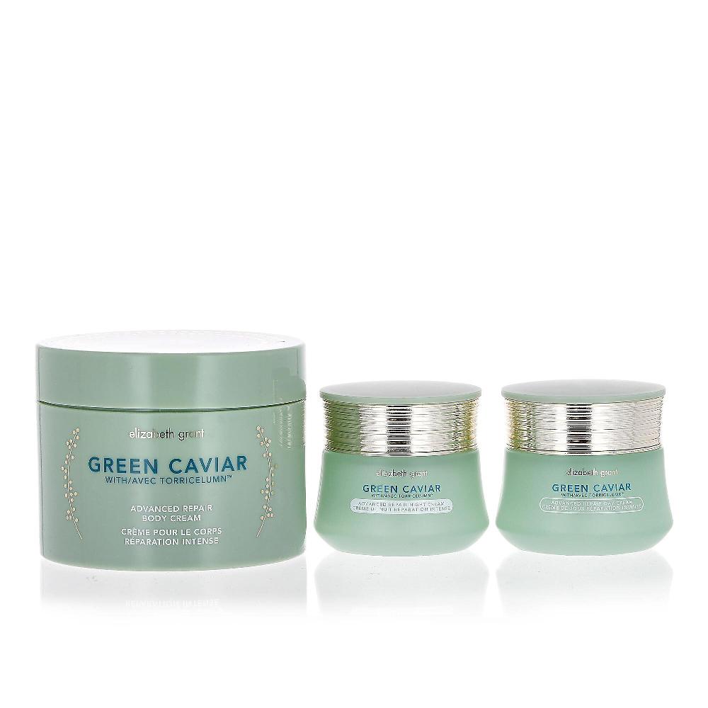 QVC Elizabeth Grant Green Caviar Creme Giorno E Notte Viso + Crema Corpo