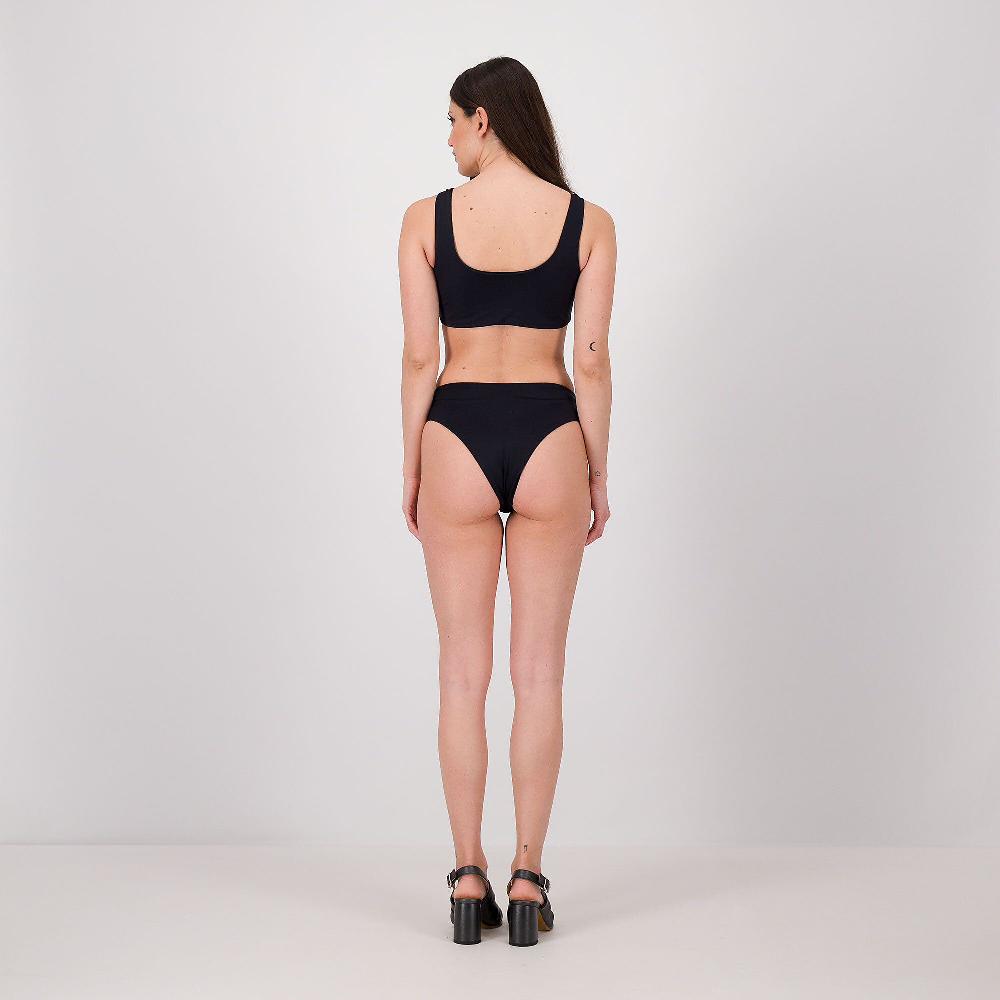 QVC Eman Beachwear Bikini Con Top A Canotta E Slip Alto Lycra Lucida
