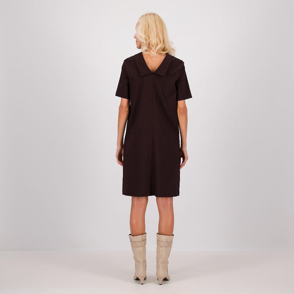 QVC Enjoy Abito In Tessuto Superstretch Con Scollo Ad Anello