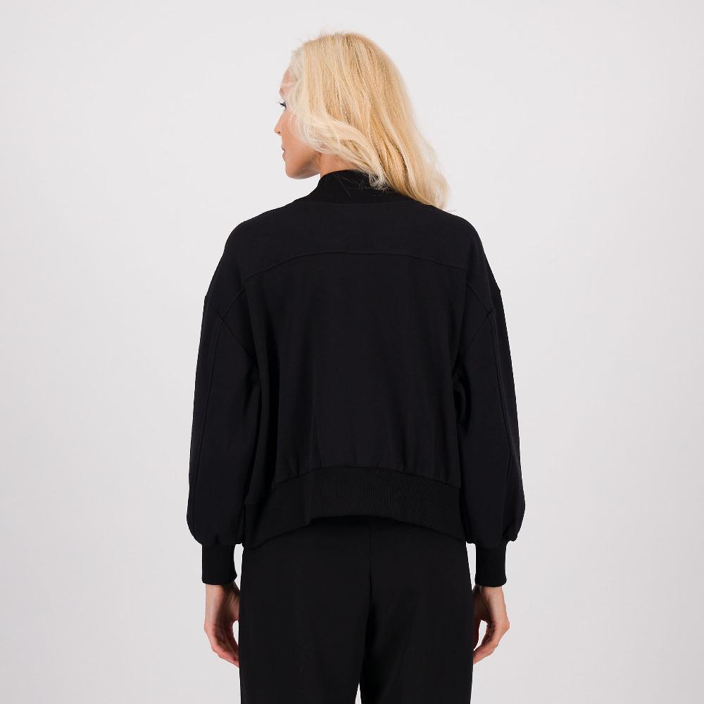 QVC Enjoy Giubbino In Felpa Con Chiusura Zip Cursore Con Strass