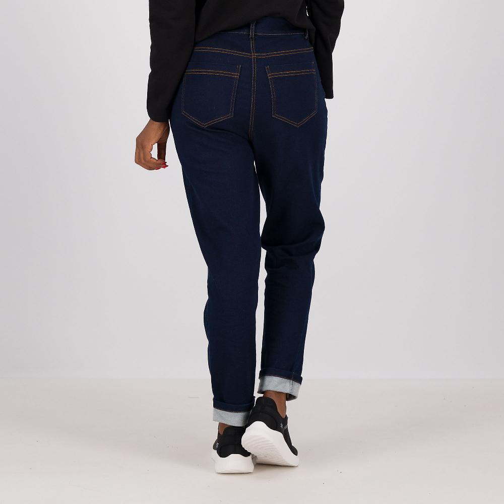 QVC Enjoy Jeans Regular Felpati Con Risvolto Al Fondo