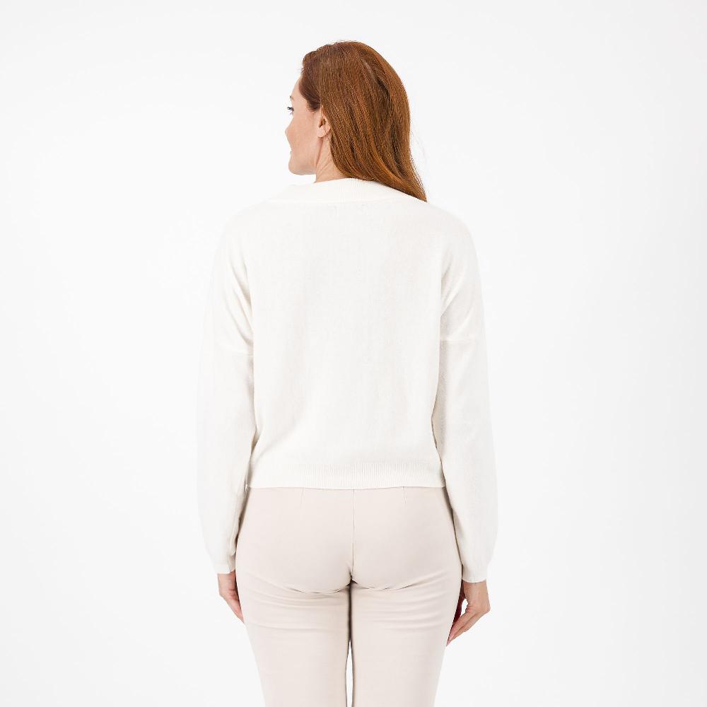 QVC Enjoy Maglia Con Scollo A Barca Con Lana E Cashmere