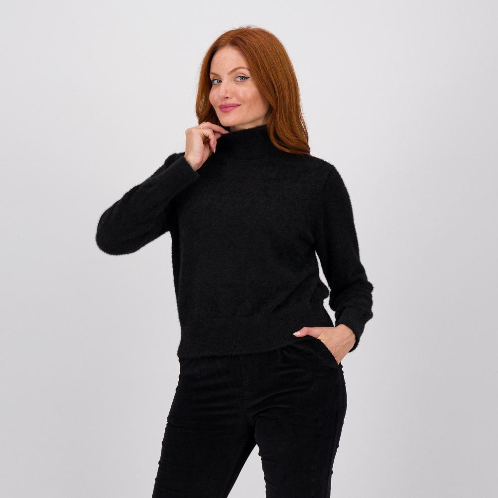 QVC Enjoy Maglia Tricot In Misto Viscosa Effetto Peluche