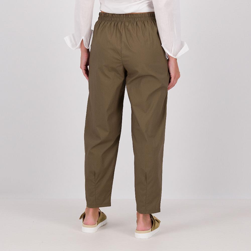 QVC Enjoy Pantaloni A Carota In Tela Con Elastico Dietro