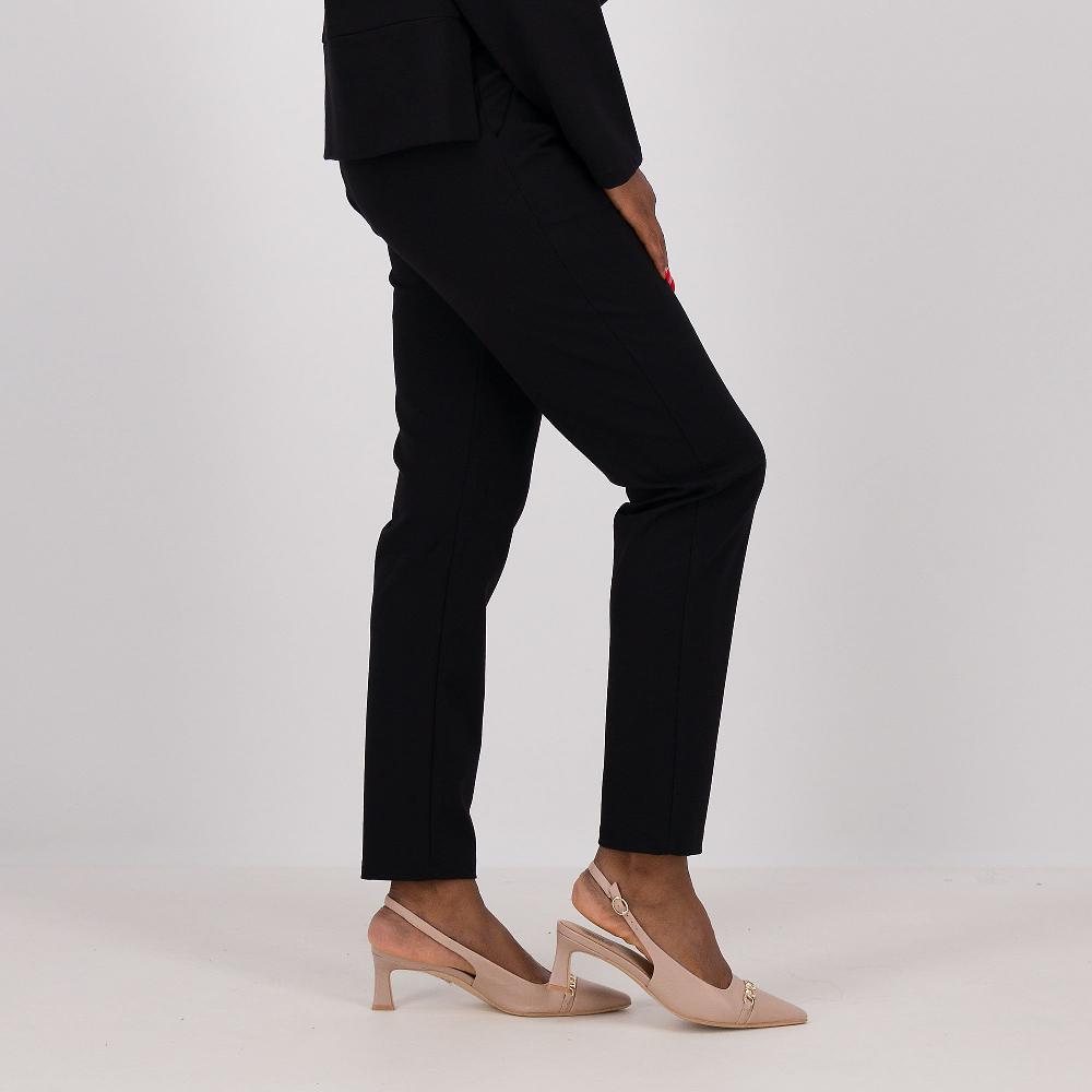 QVC Enjoy Pantaloni A Sigaretta In Punto Milano Con Passanti Intrecciati