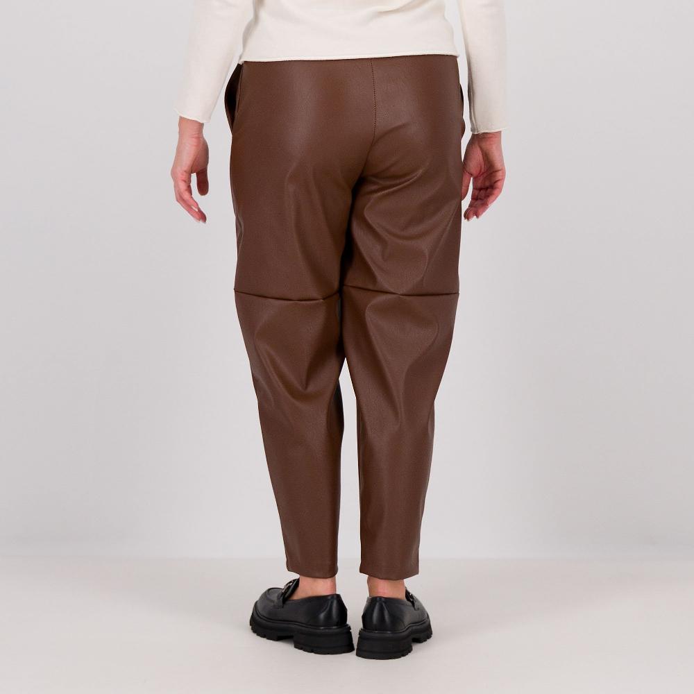 QVC Enjoy Pantaloni Balloon In Tessuto Spalmato Con Elastico