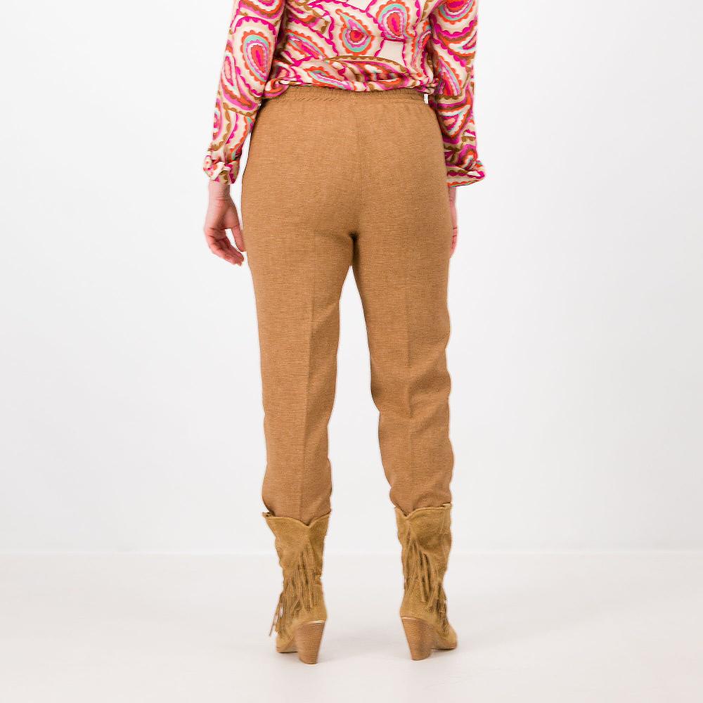 QVC Enjoy Pantaloni In Tessuto Tecnico Con Elastico Dietro