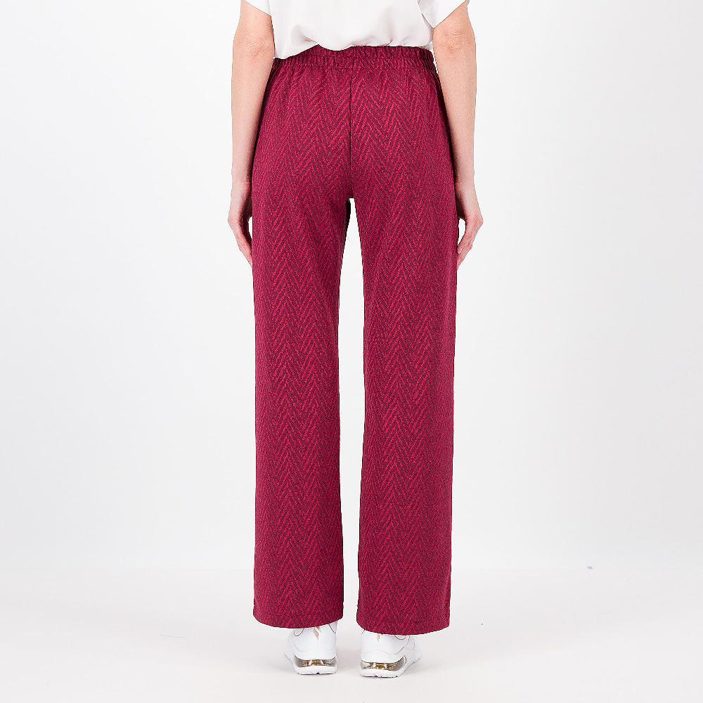 QVC Enjoy Pantapalazzo In Maglia Jacquard Effetto Lucido/opaco