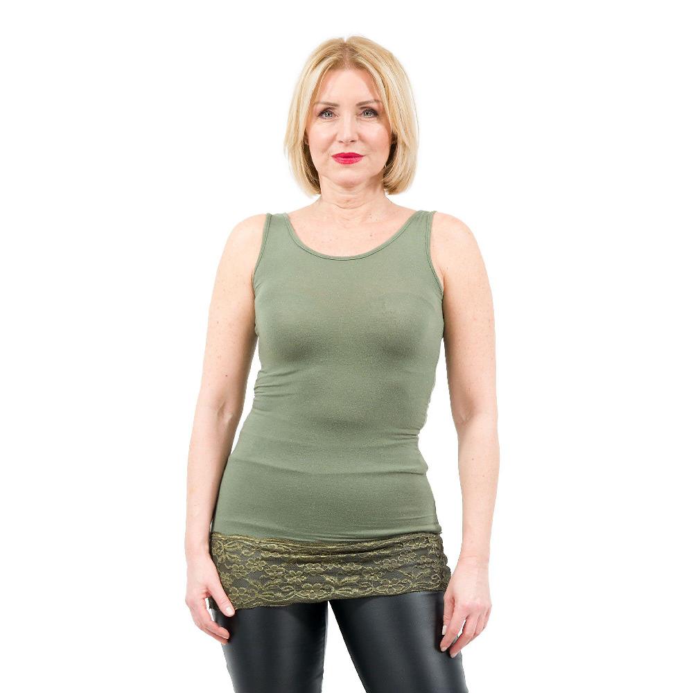 QVC ENJOY TRICOT Canotta in maglia di misto viscosa con cachemire