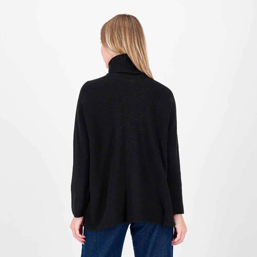 QVC ENJOY TRICOT Maglia Collo Alto In Filato Misto Vicosa