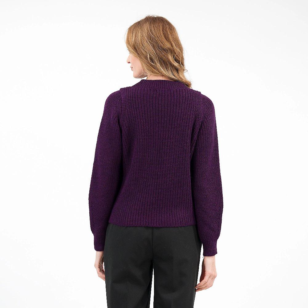 QVC ENJOY TRICOT Maglia Misto Lana Con Traforature E Intrecci