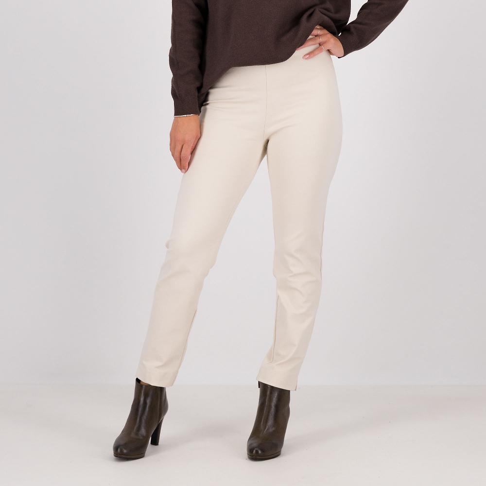 QVC ENJOY TRICOT Pantaloni a sigaretta in punto Roma con spacchetti