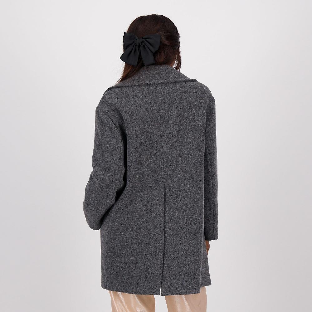 QVC EVA Franco Ciambella Cappotto Doppiopetto In Panno Foderato Con Ampi Rever