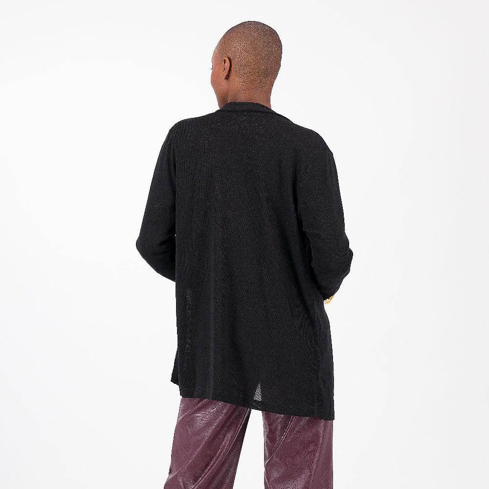 QVC EVA Franco Ciambella Cardigan Lungo In Maglia A Manica Lunga