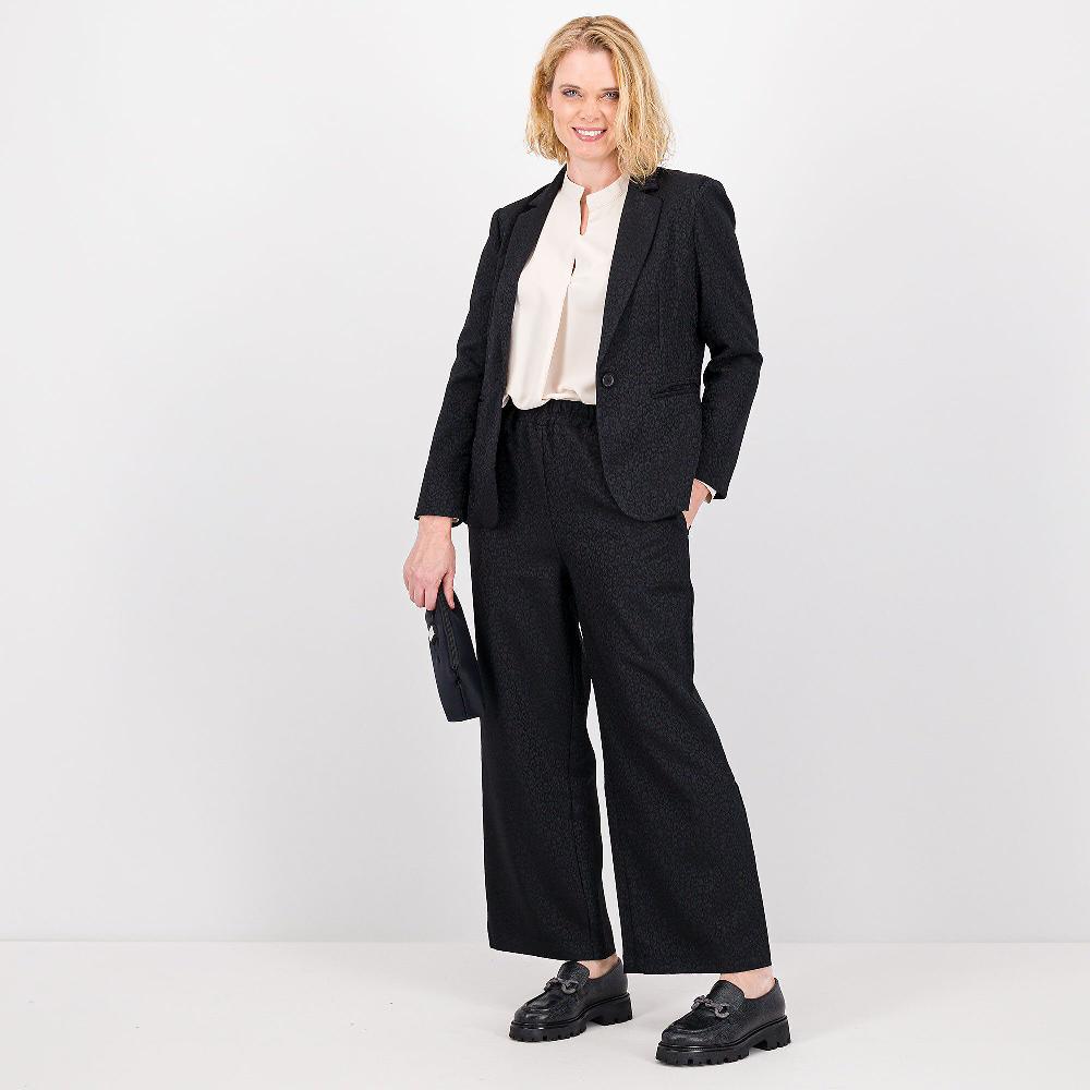 QVC EVA Franco Ciambella Giacca In Tessuto Jacquard Con Collo Rever
